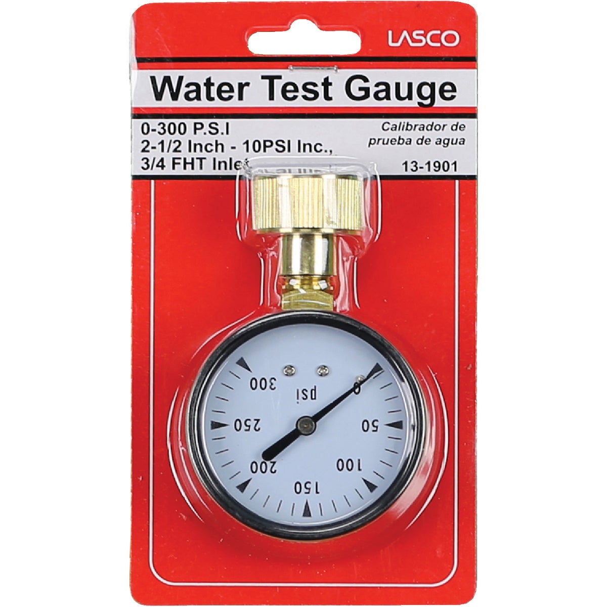 Lasco 3/4 In. x 2-1/2 In. 300 psi Pressure Gauge Image 2
