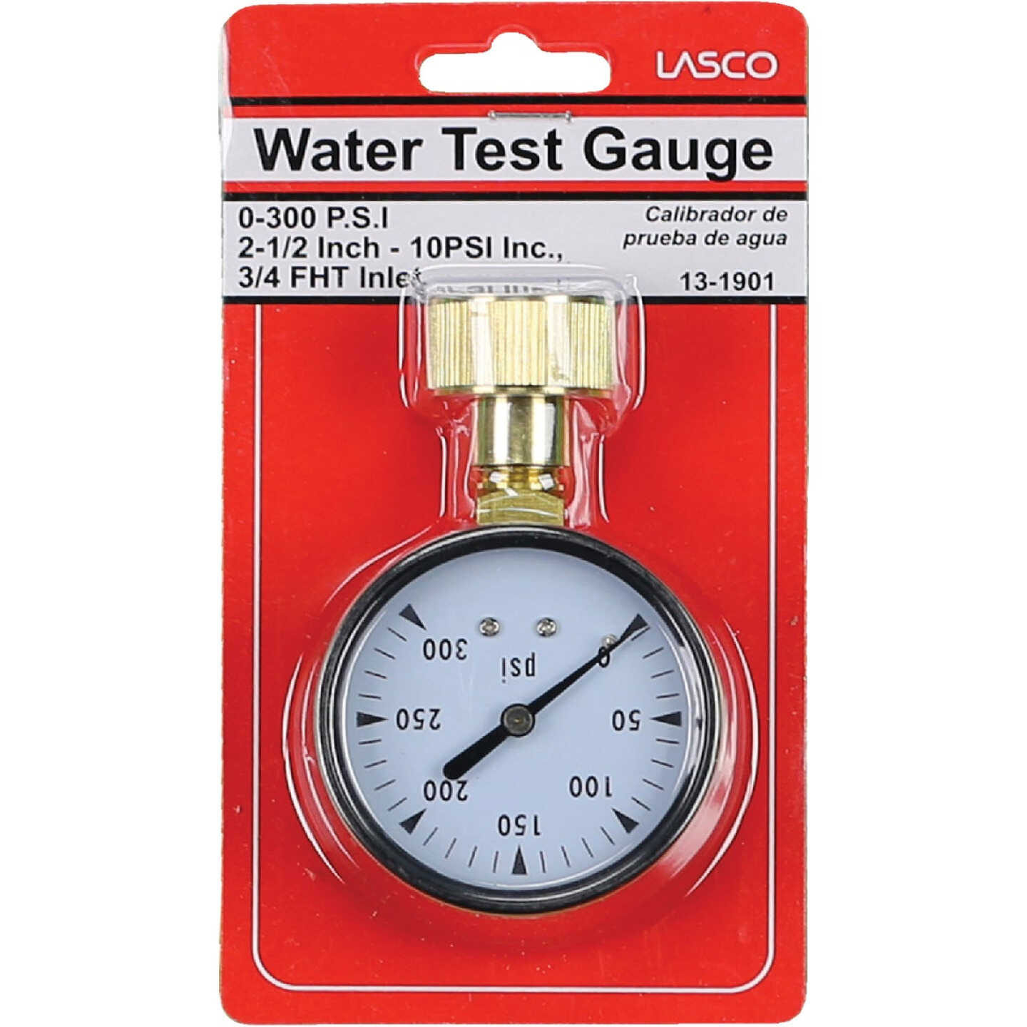Lasco 3/4 In. x 2-1/2 In. 300 psi Pressure Gauge Image 2