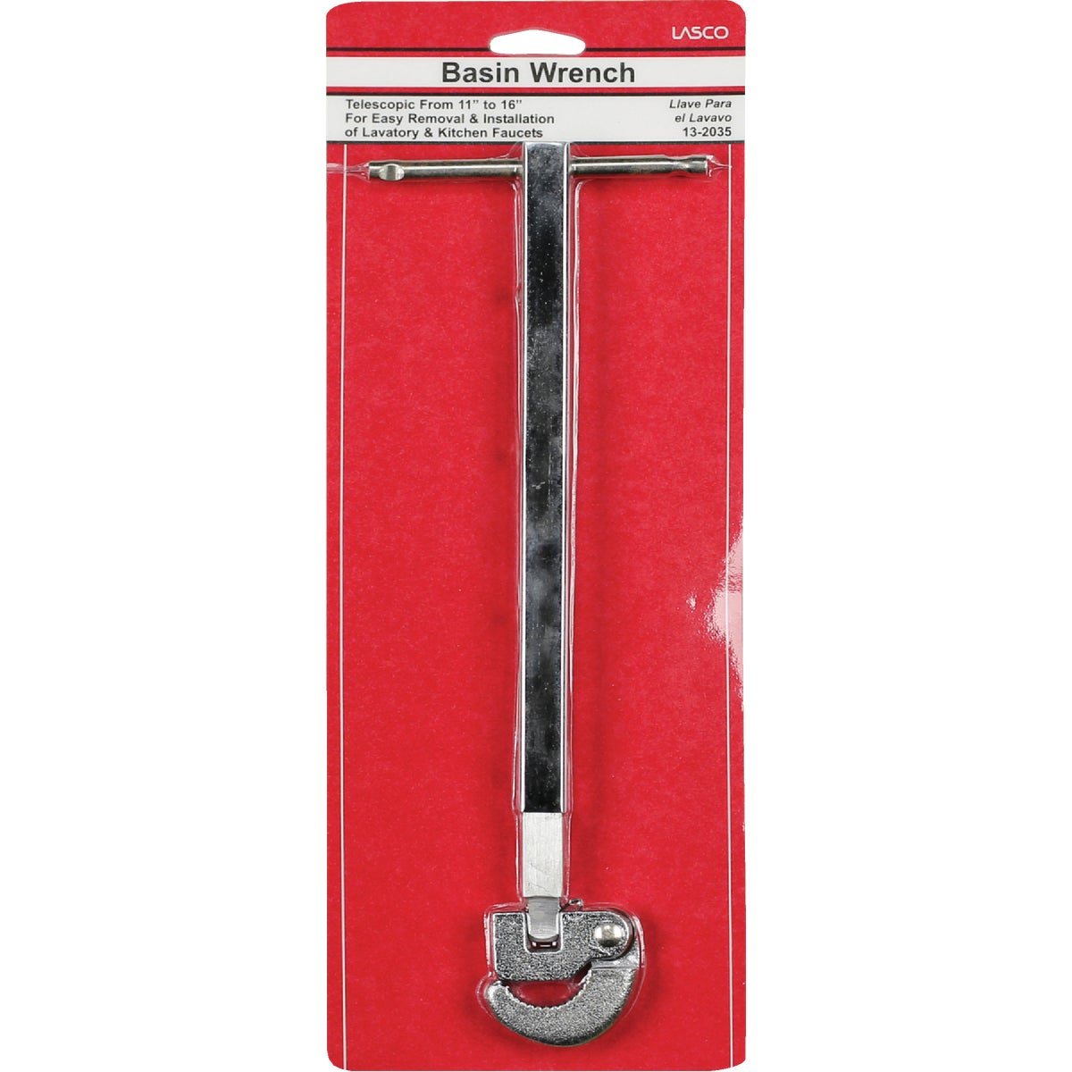 Lasco Telescopic 11.8 In. Steel Basin Wrench Image 2