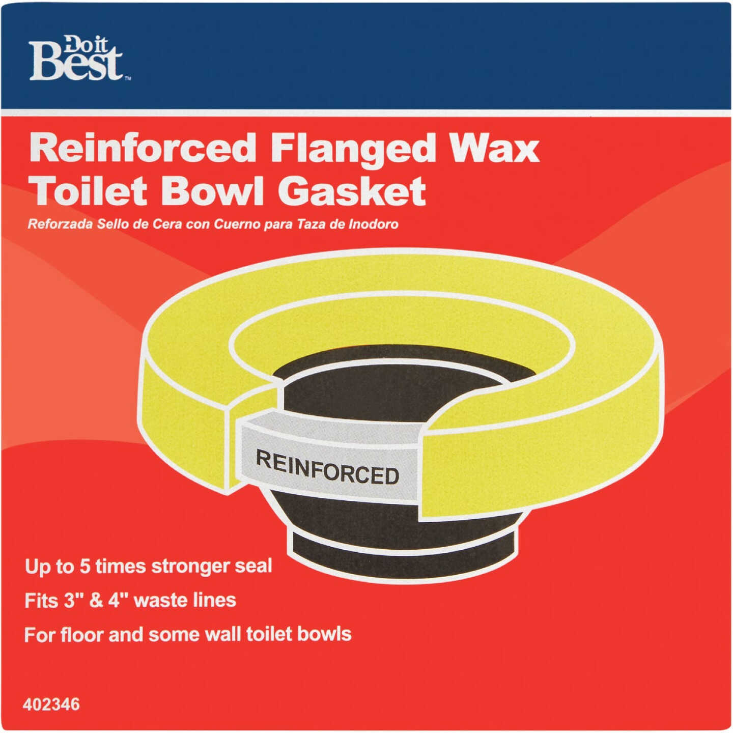 Do it Best No-Seep No 3 Wax Ring Bowl Gasket Image 2