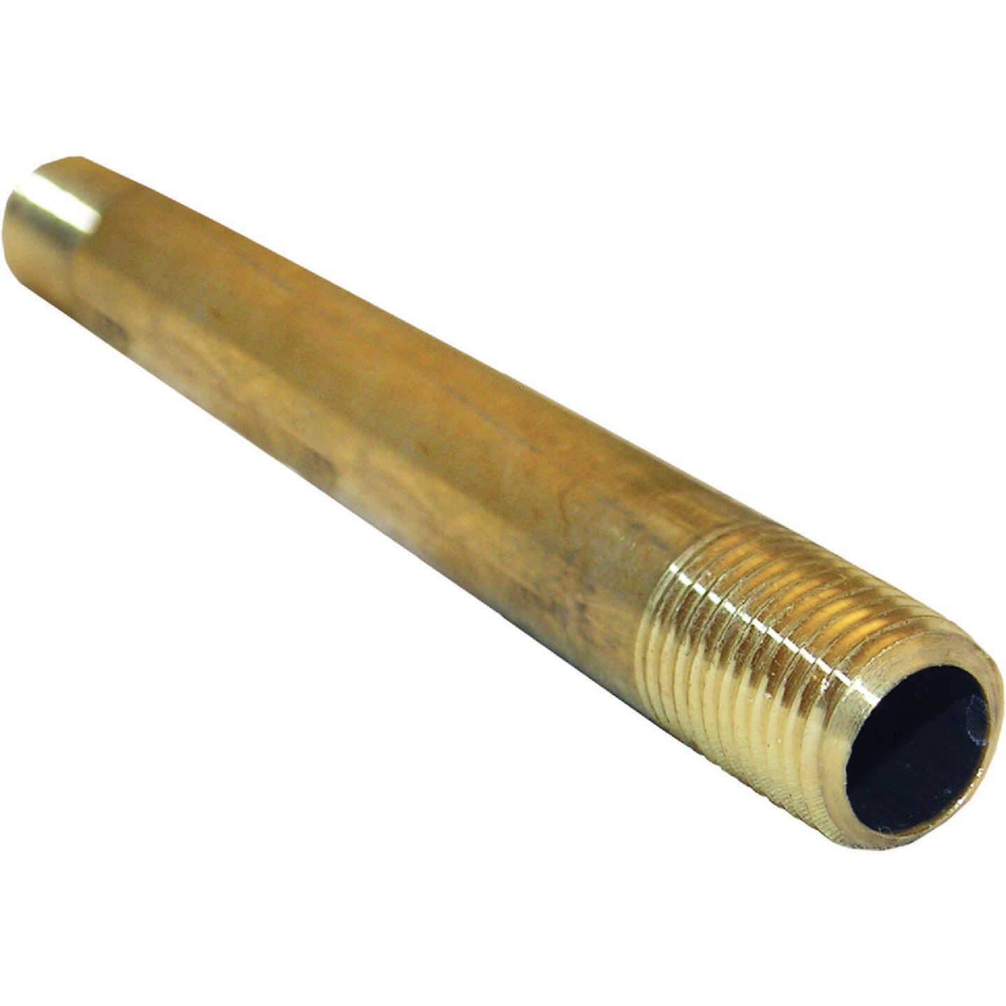 Lasco 1/4 In. x 5 In. Brass Nipple Image 1