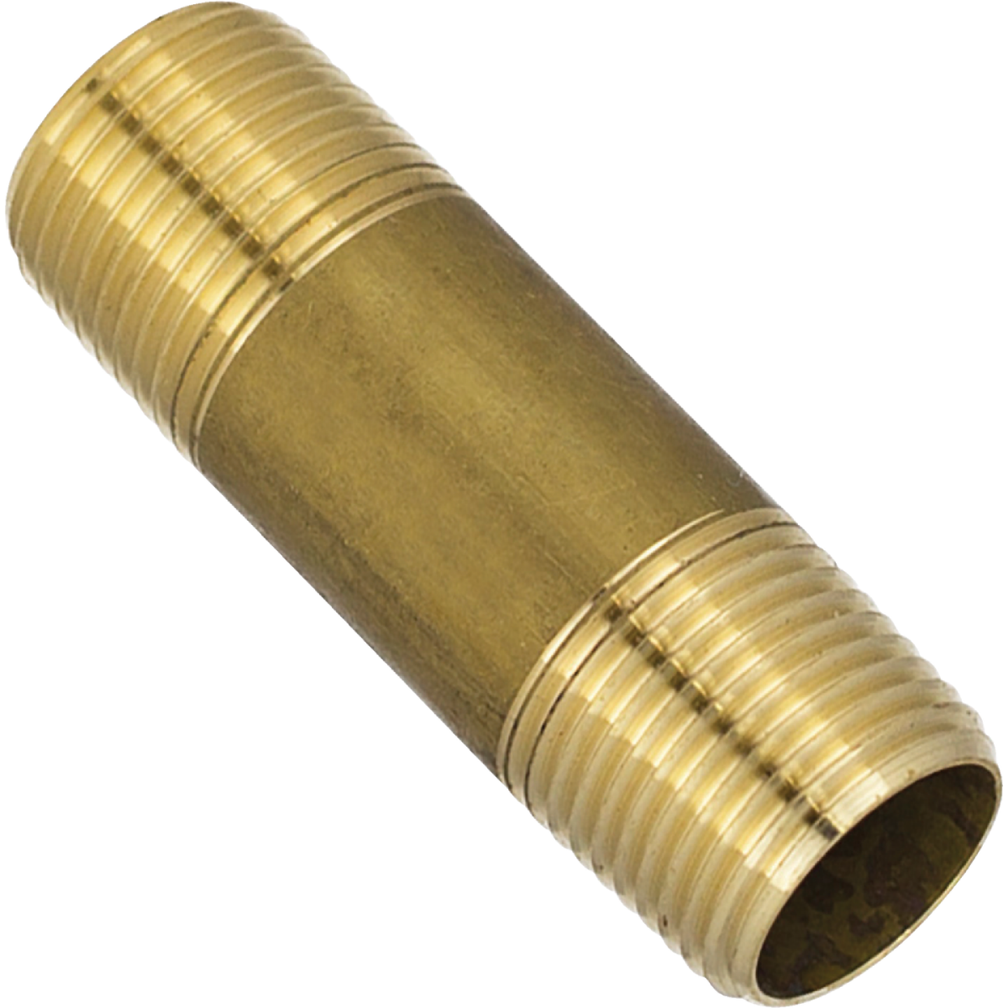 Lasco 3/8 In. x 2 In. Brass Nipple Image 1