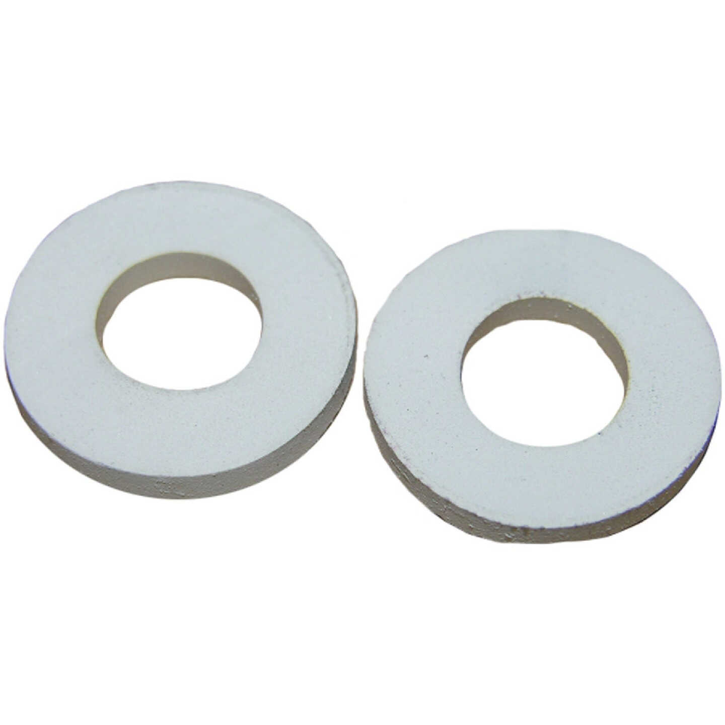 Lasco White Rubber Toilet Seat Hinge Washer Image 1