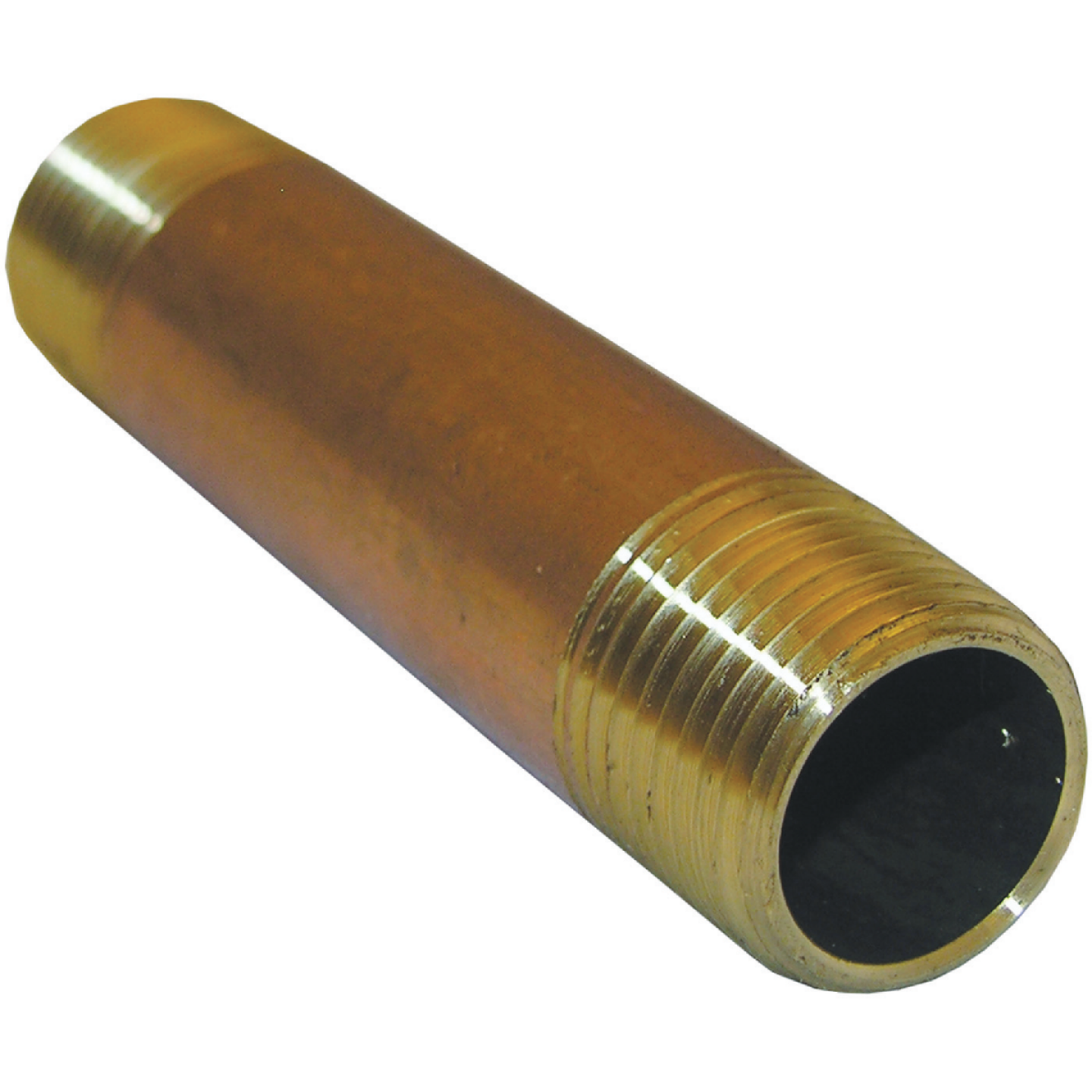 Lasco 1/2 In. x 4 In. Brass Nipple Image 1