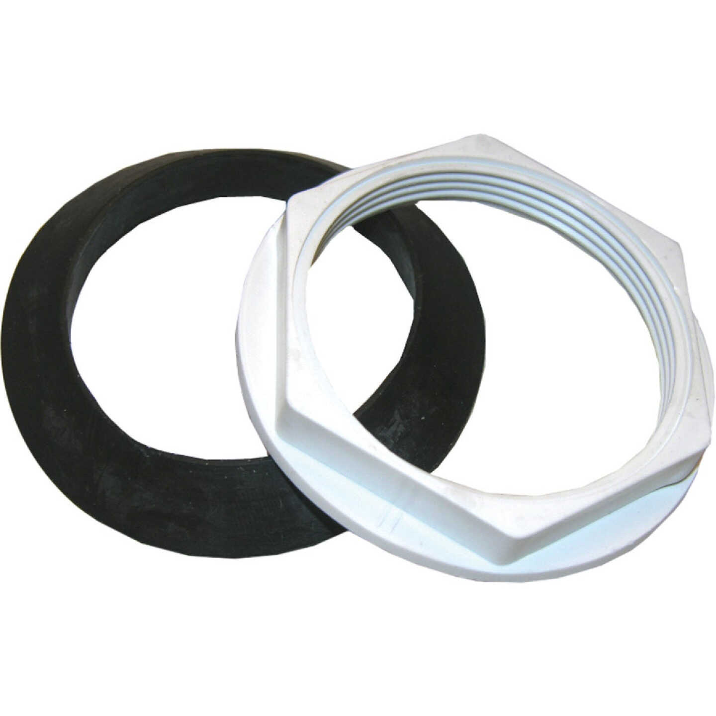 Lasco 2 In. Flush Valve Nut with Washer Image 1