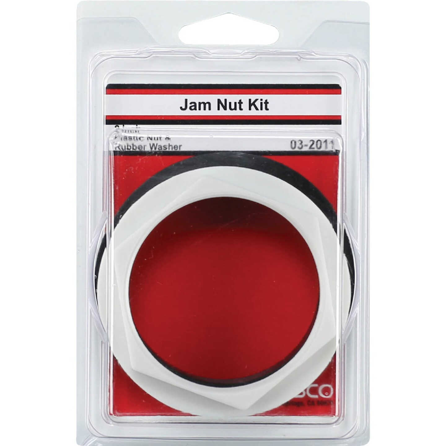 Lasco 2 In. Flush Valve Nut with Washer Image 2