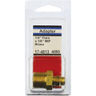Lasco 1/4 In. M x 3/8 In. MPT Brass Flare Adapter Image 2