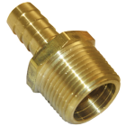 Lasco 3/4 In. MPT x 3/8 In. Brass Hose Barb Adapter Image 1
