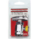 Lasco 1/2 In. IP x 3/8 In. Compression x 1/4 In. Compression Multi-Turn Style Angle Valve Image 2