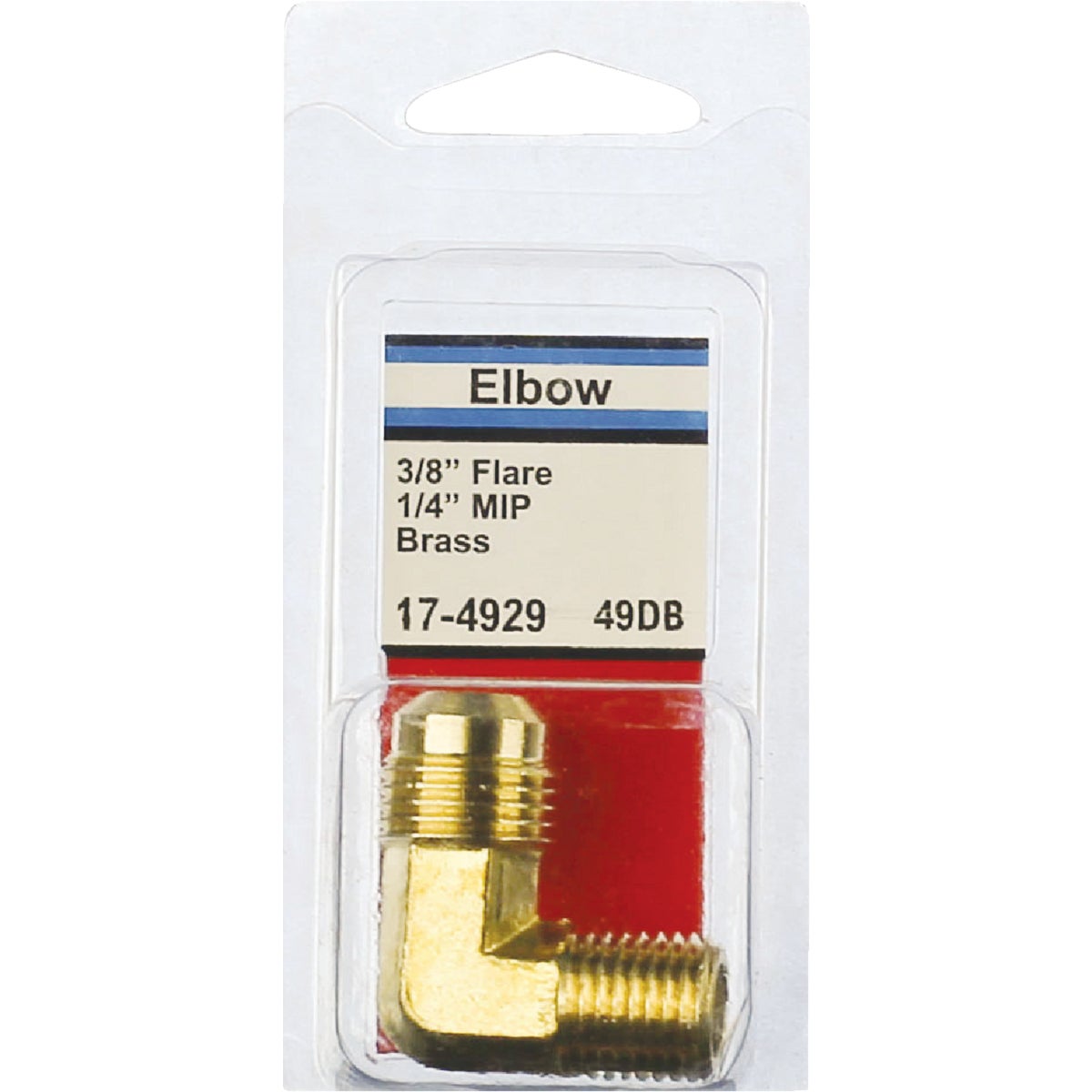 Lasco 3/8 In. MFL x 1/4 In. MPT 90 Deg. Flare Brass Elbow (1/4 Bend) Image 2