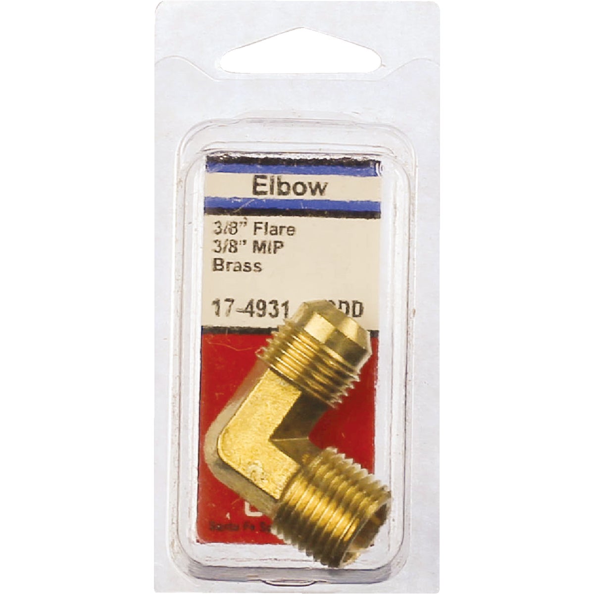 Lasco 3/8 In. MFL x 3/8 In. MPT 90 Deg. Flare Brass Elbow (1/4 Bend) Image 2