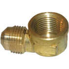 Lasco 1/2 In. MFL X 3/8 In. FPT 90 Deg. Flare Brass Elbow (1/4 Bend) Image 1