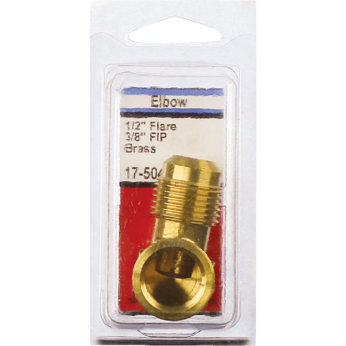 Lasco 1/2 In. MFL X 3/8 In. FPT 90 Deg. Flare Brass Elbow (1/4 Bend) Image 2