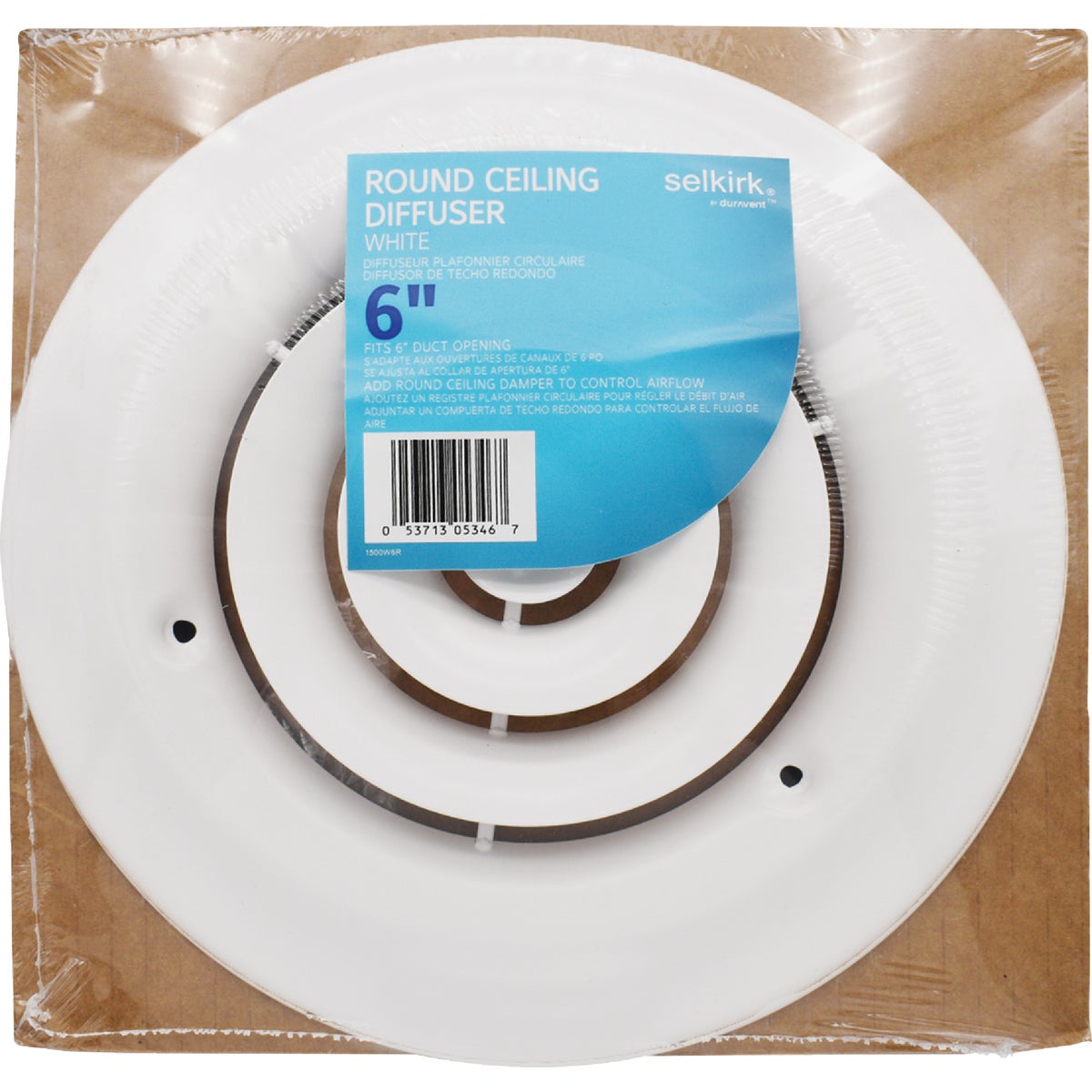 Selkirk 6 In. Round Ceiling Diffuser Image 3