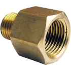 Lasco 3/8 In. FPT x 1/4 In. MPT Brass Adapter Image 1