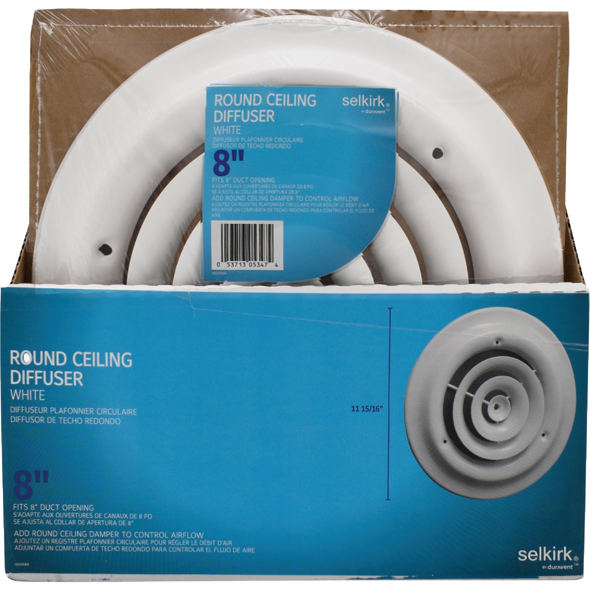 Selkirk 8 In. Round Ceiling Diffuser Image 2