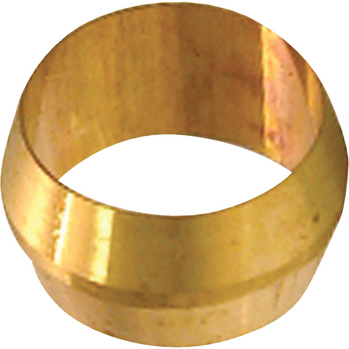 Lasco 1/4 In. Brass Compression Sleeve (2-Pack) Image 1