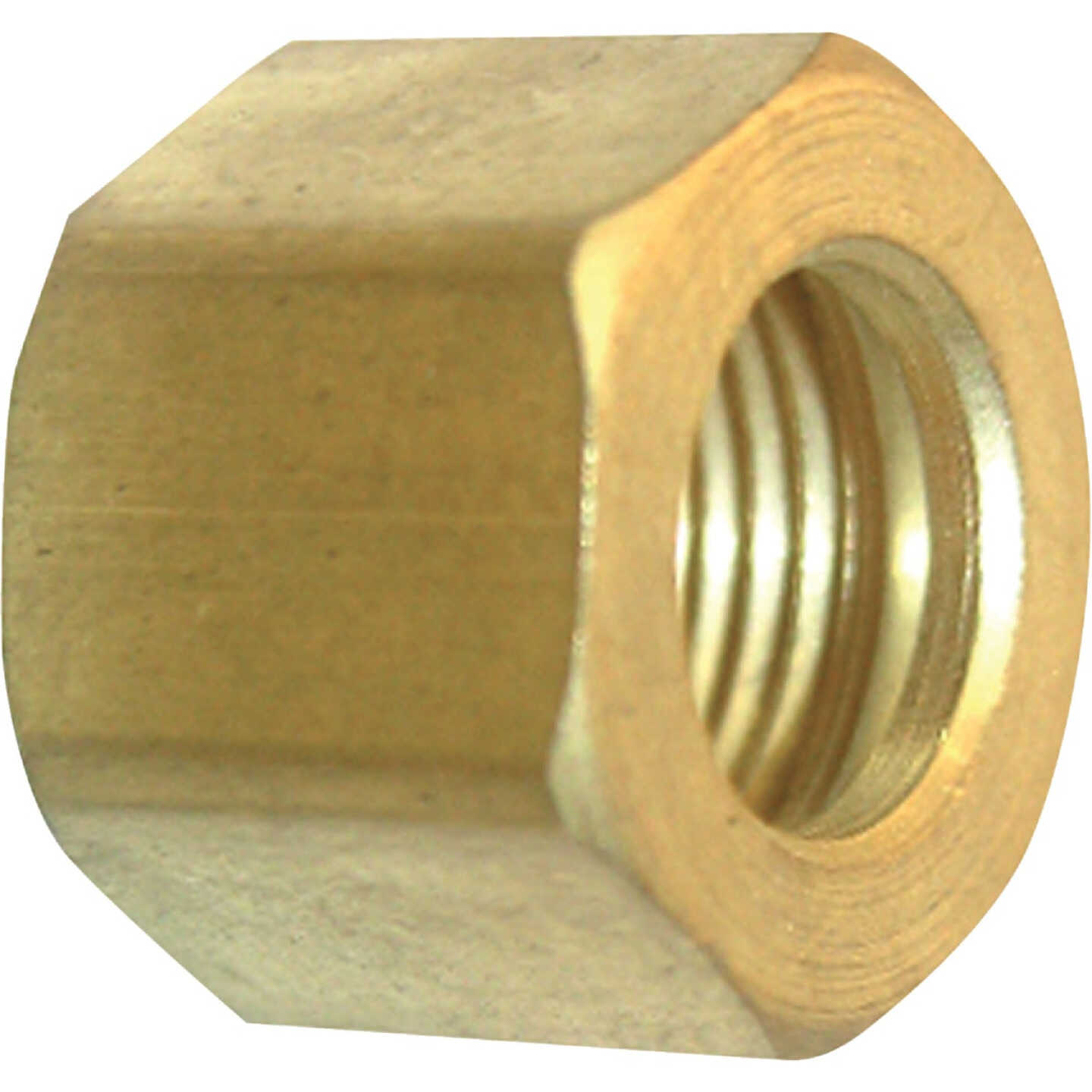 Lasco 1/4 In. Brass Compression Nut (2-Pack) Image 1