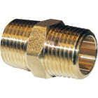 Lasco 3/4 In. MPT x 3/4 In. MPT Brass Hex Nipple Image 1