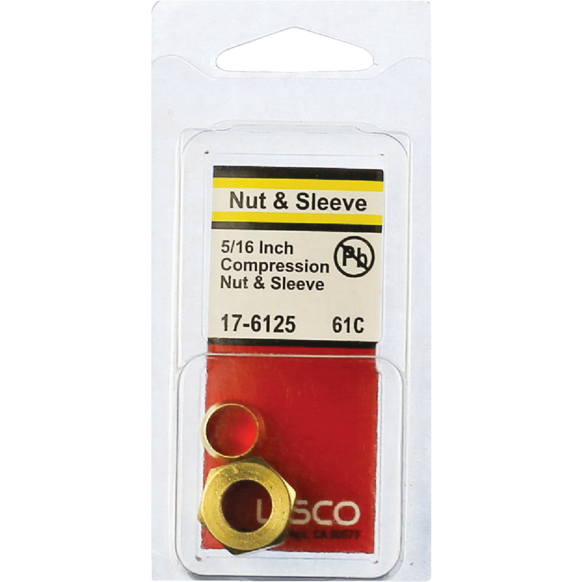 Lasco 5/16 In. Compression Nut and Sleeve Image 2