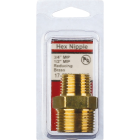 Lasco 3/4 In. MPT x 1/2 In. MPT Brass Hex Nipple Image 2