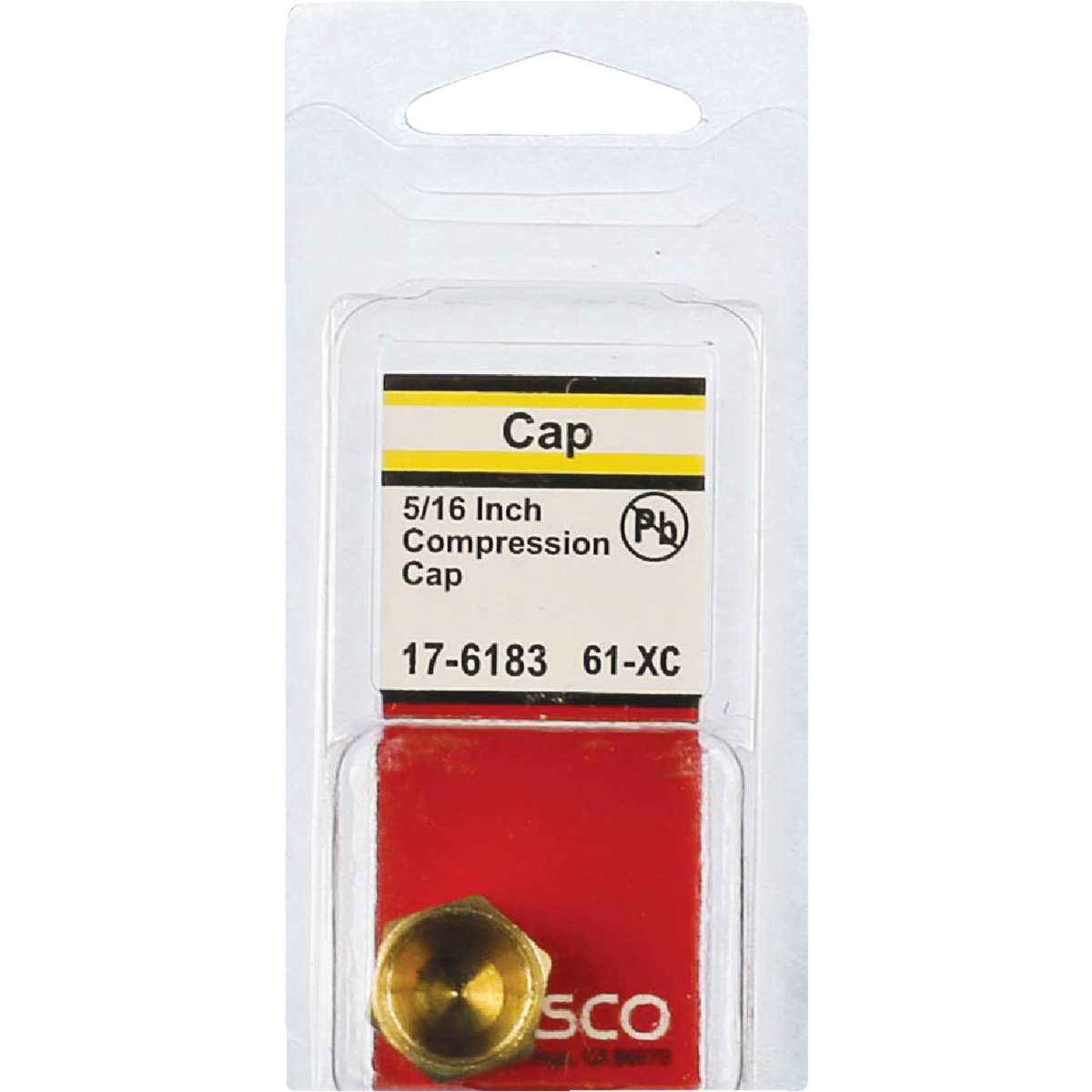 Lasco 5/16 In. Brass Compression Cap Image 2