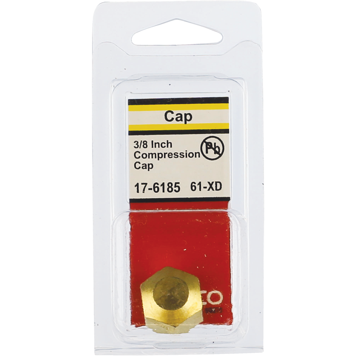 Lasco 3/8 In. Brass Compression Cap Image 2
