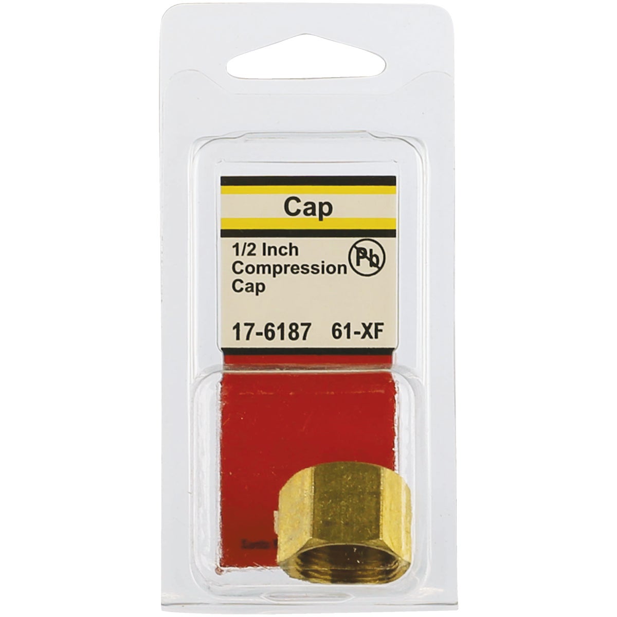 Lasco 1/2 In. Brass Compression Cap Image 2