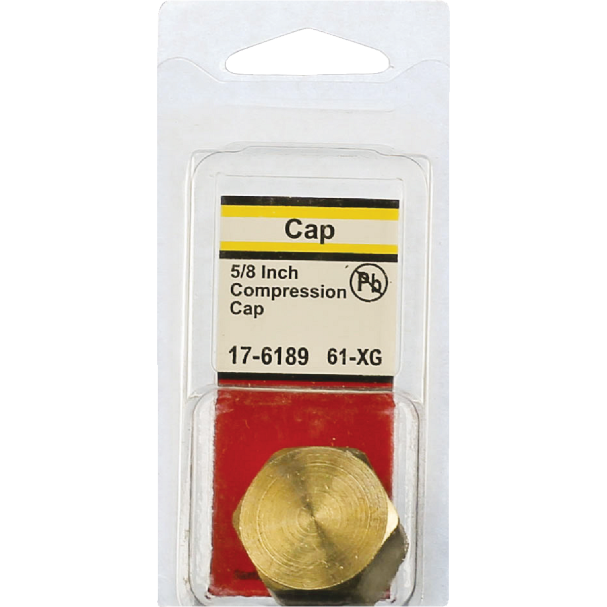 Lasco 5/8 In. Brass Compression Cap Image 2