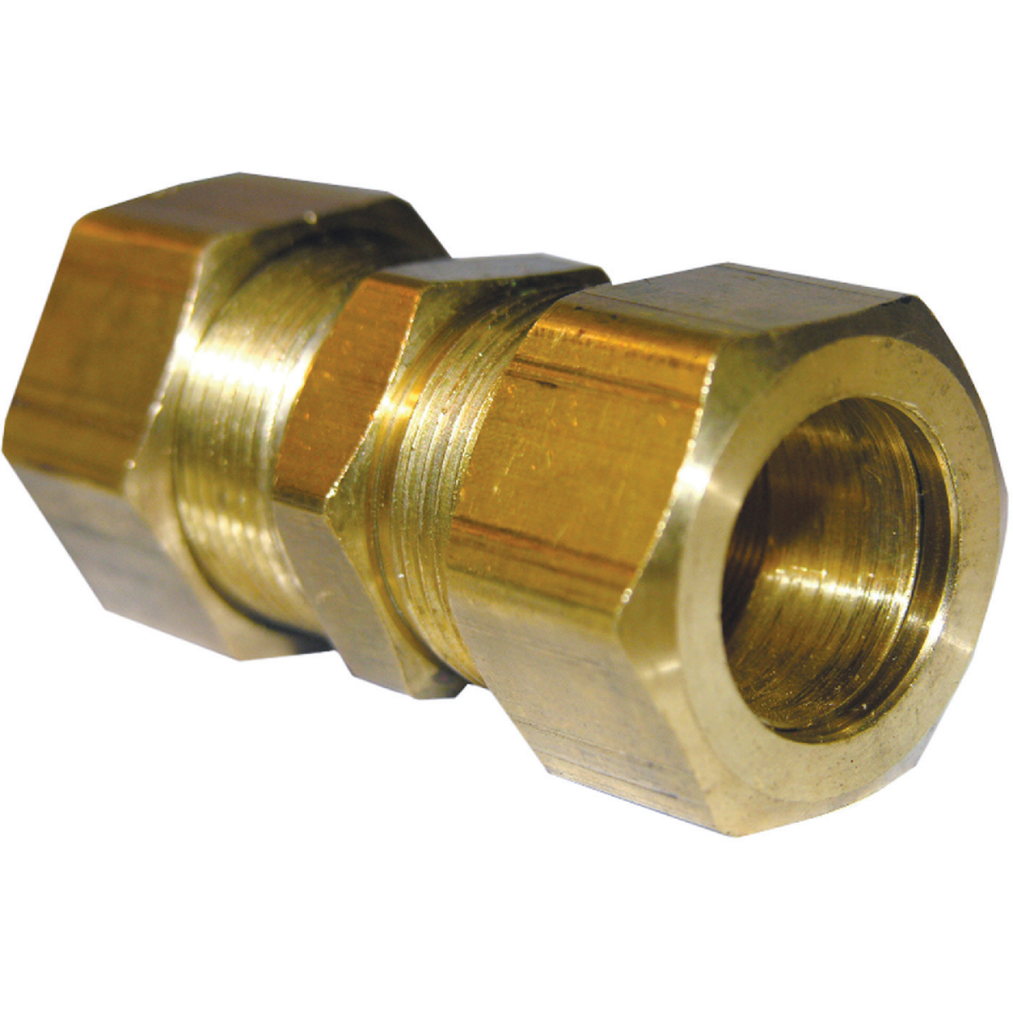 Lasco 3/8 In. x 3/8 In. Brass Compression Union Image 1