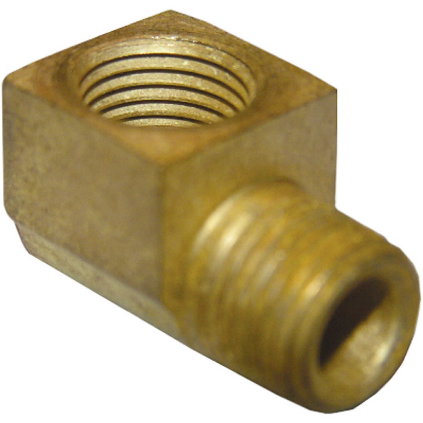 Lasco 1/8 In. FPT x 1/8 In. MPT 90 Deg. Street Brass Elbow (1/4 Bend) Image 1