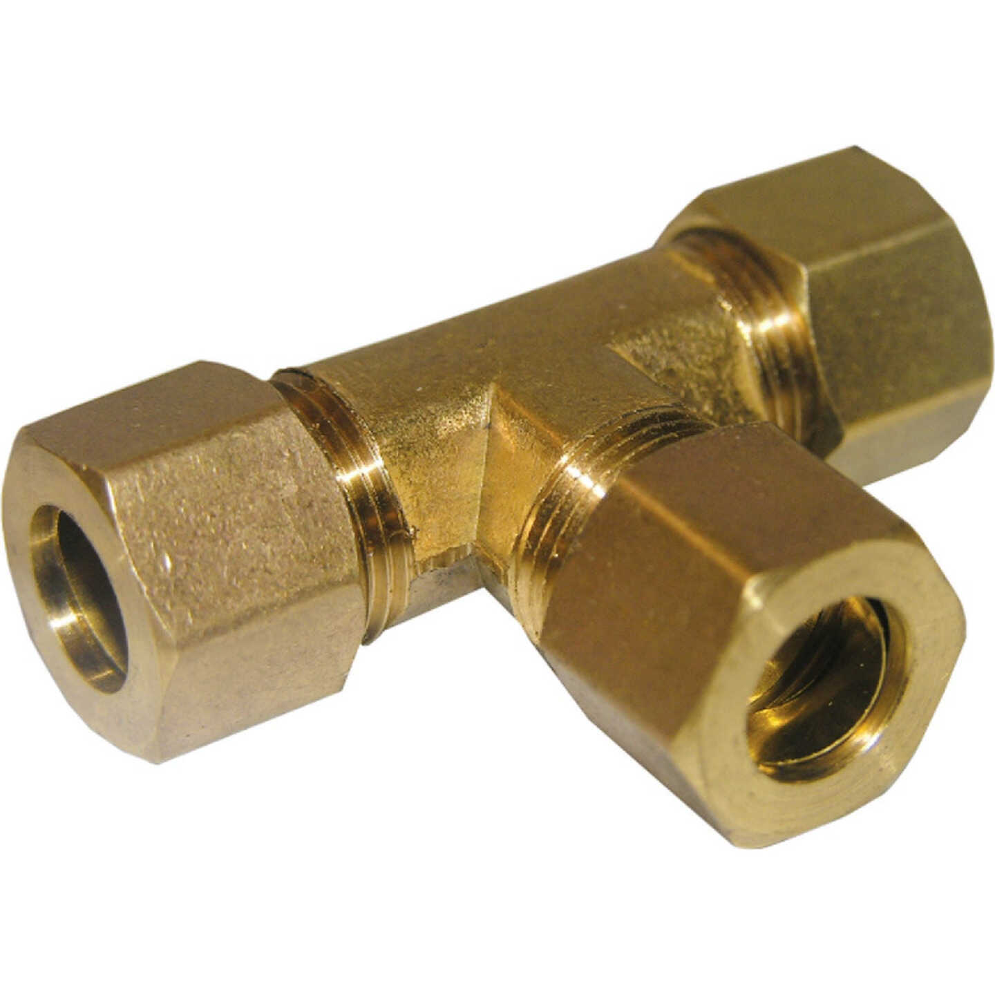Lasco 5/8 In. x 5/8 In. x 5/8 In. Compression Brass Tee Image 1