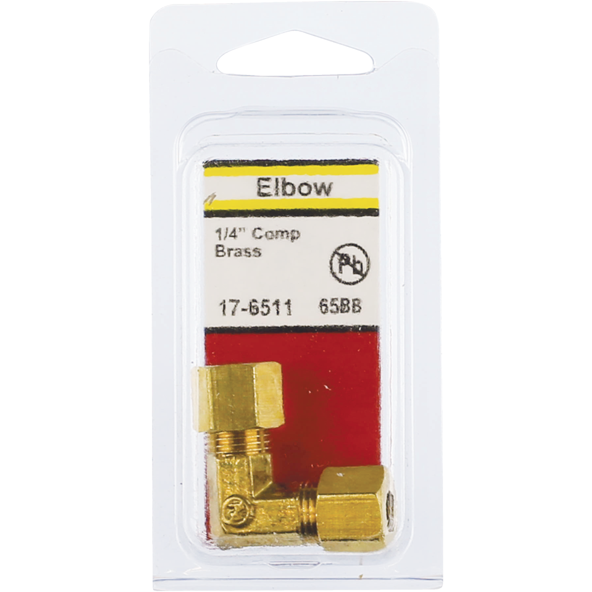 Lasco 1/4 In. 90 Deg. Compression Brass Elbow (1/4 Bend) Image 2