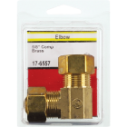 Lasco 5/8 In. 90 Deg. Compression Brass Elbow (1/4 Bend) Image 2