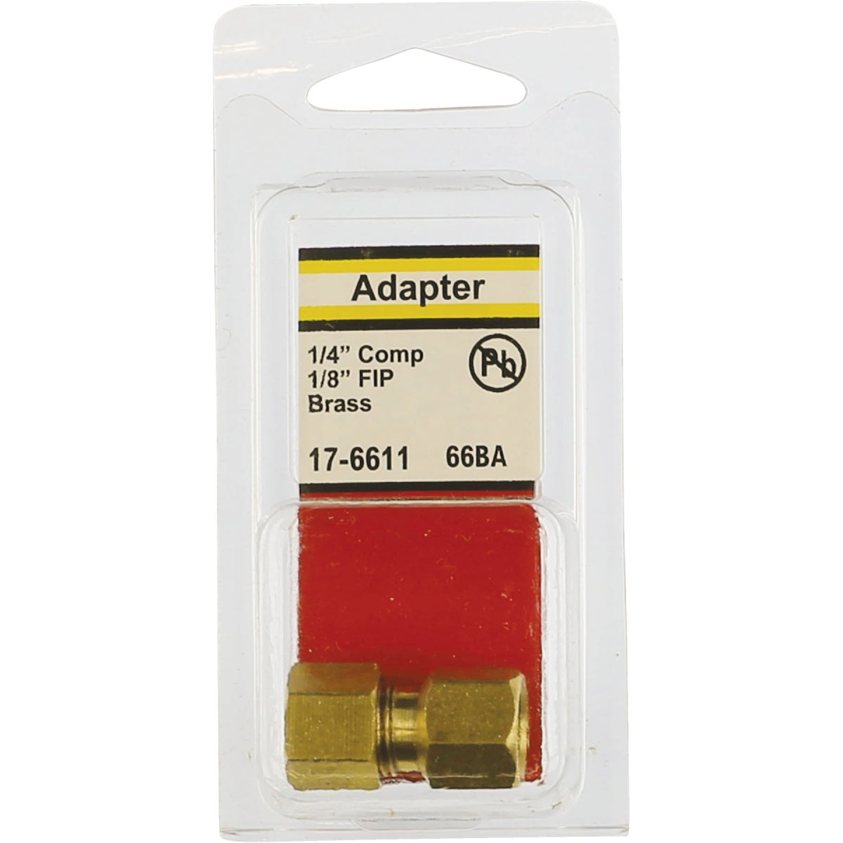 Lasco 1/4 In. C x 1/8 In. FPT Brass Compression Adapter Image 2
