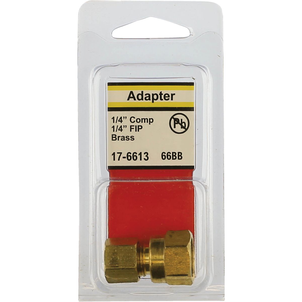 Lasco 1/4 In. C x 1/4 In. FPT Brass Compression Adapter Image 2