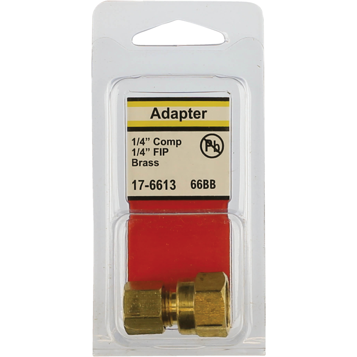Lasco 1/4 In. C x 1/4 In. FPT Brass Compression Adapter Image 2