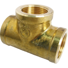 Lasco 3/4 In. FPT Yellow Brass Tee Image 1
