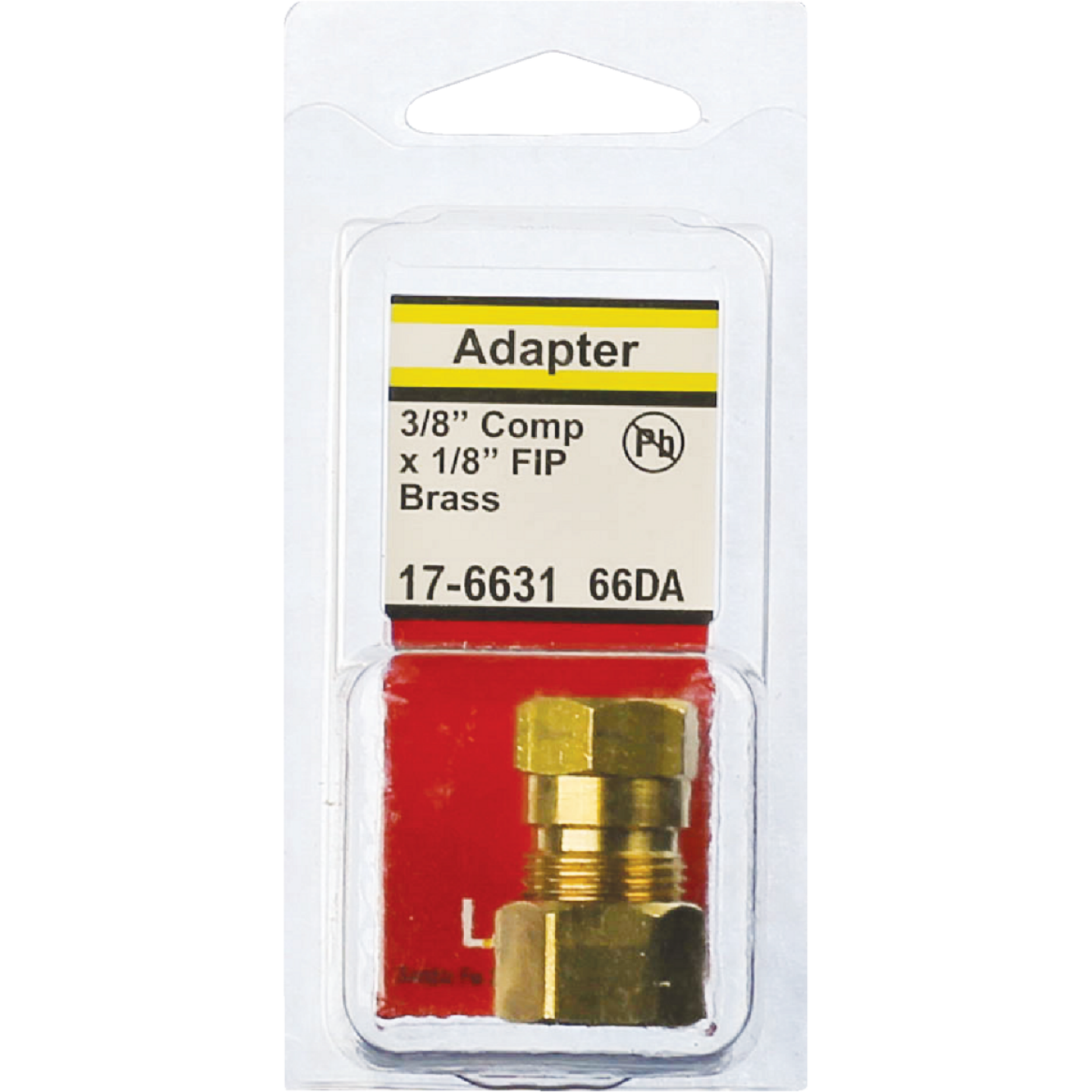 Lasco 3/8 In. C x 1/8 In. FPT Brass Compression Adapter Image 2