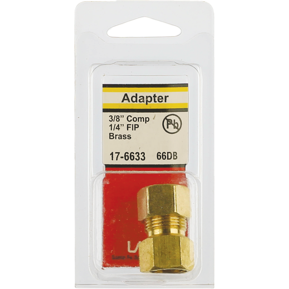 Lasco 3/8 In. C x 1/4 In. FPT Brass Compression Adapter Image 2