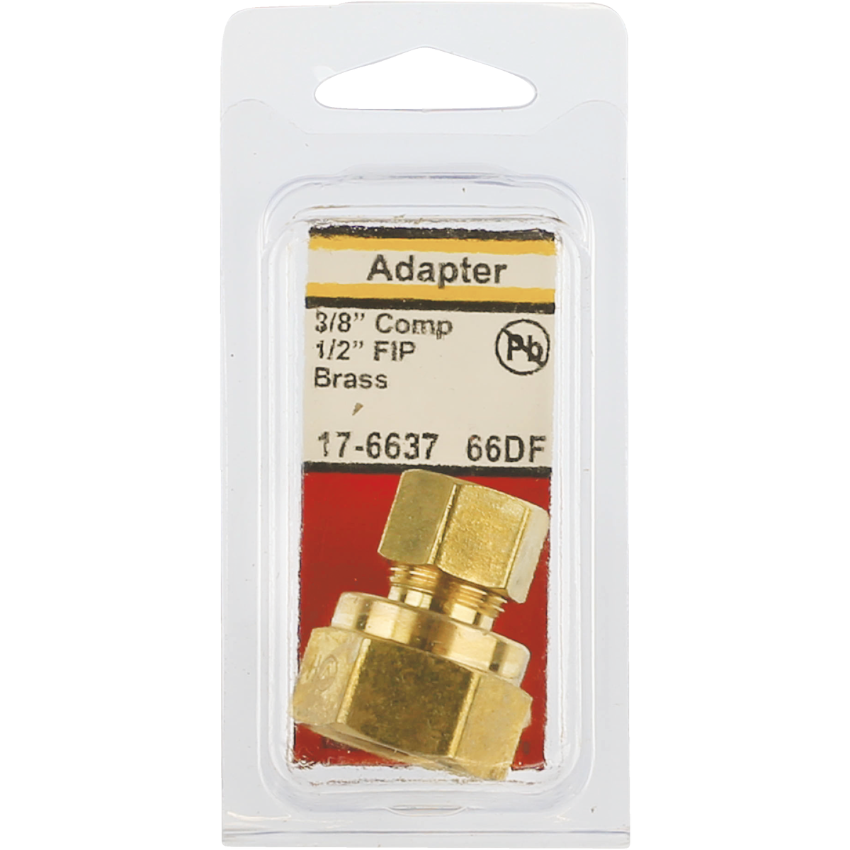 Lasco 3/8 In. C x 1/2 In. FPT Brass Compression Adapter Image 2