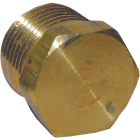 Lasco 1/4 In. MPT Brass Hex Head Plug Image 1