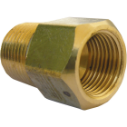 Lasco 1/2 In. F x 3/8 In. MPT Brass Flare Adapter Image 1
