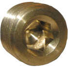 Lasco 1/4 In. MPT Brass Countersunk Plug Image 1