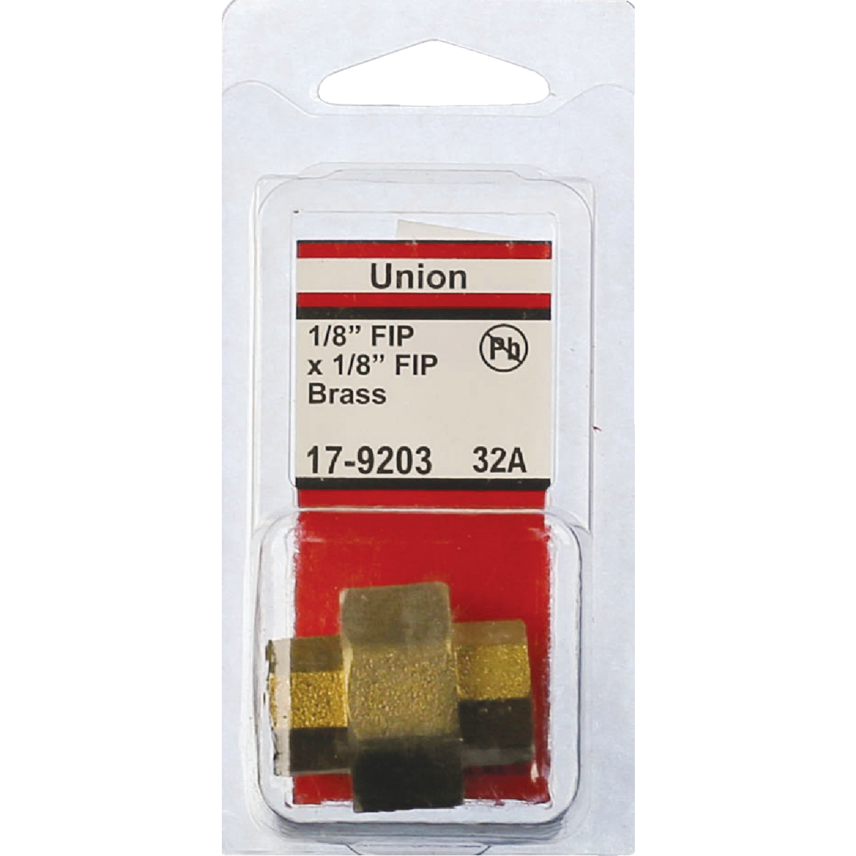 Lasco 1/8 In. FPT x 1/8 In. FPT Red Brass Threaded Union Image 2