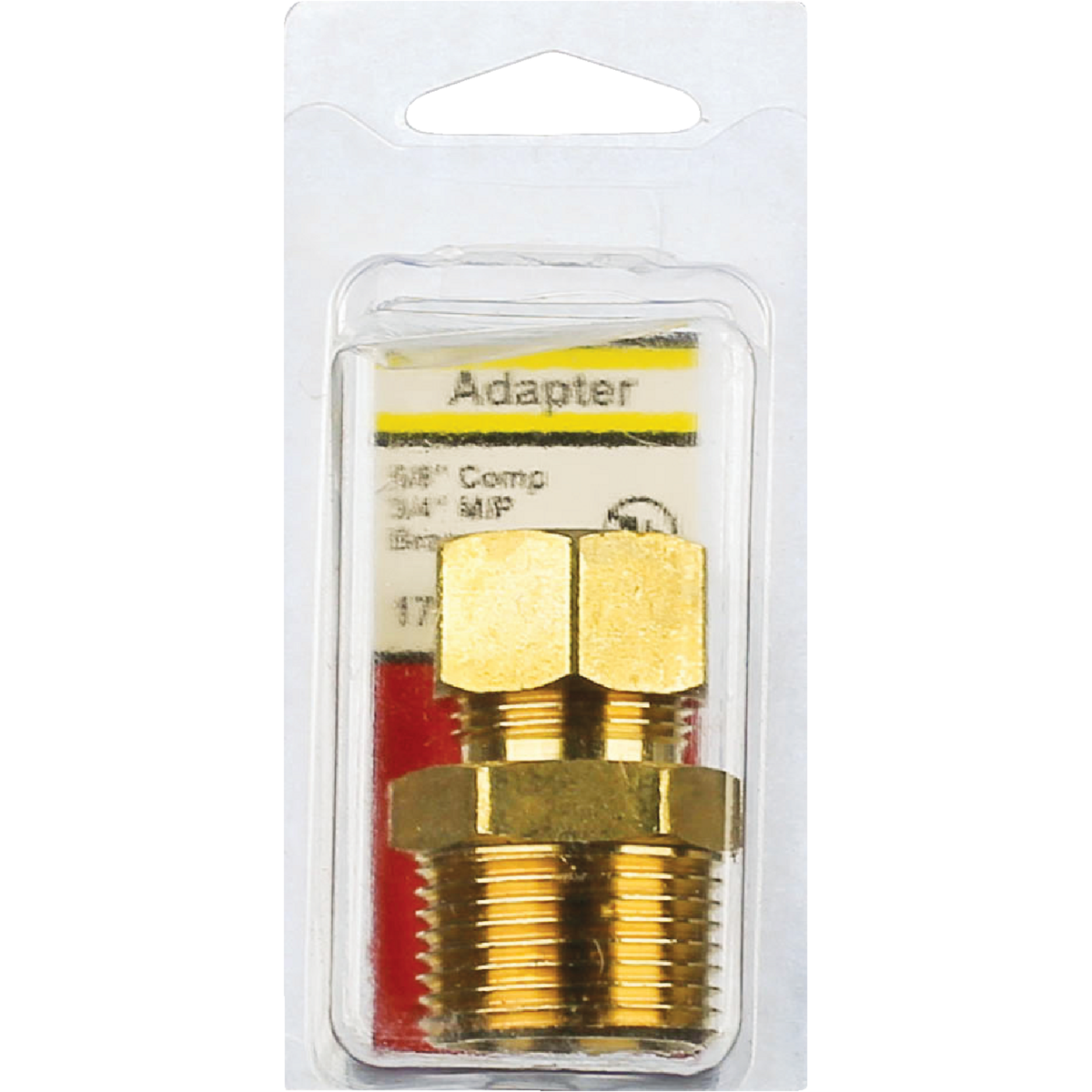 Lasco 5/8 In. C x 3/4 In. MPT Brass Compression Adapter Image 2