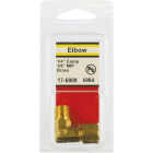 Lasco 1/4 In. C x 1/8 In. MPT 90 Deg. Compression Brass Elbow (1/4 Bend) Image 2