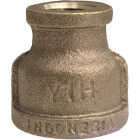 Lasco 1/2 In. FPT x 1/4 In. FPT Red Brass Reducing Bell Coupling Image 1