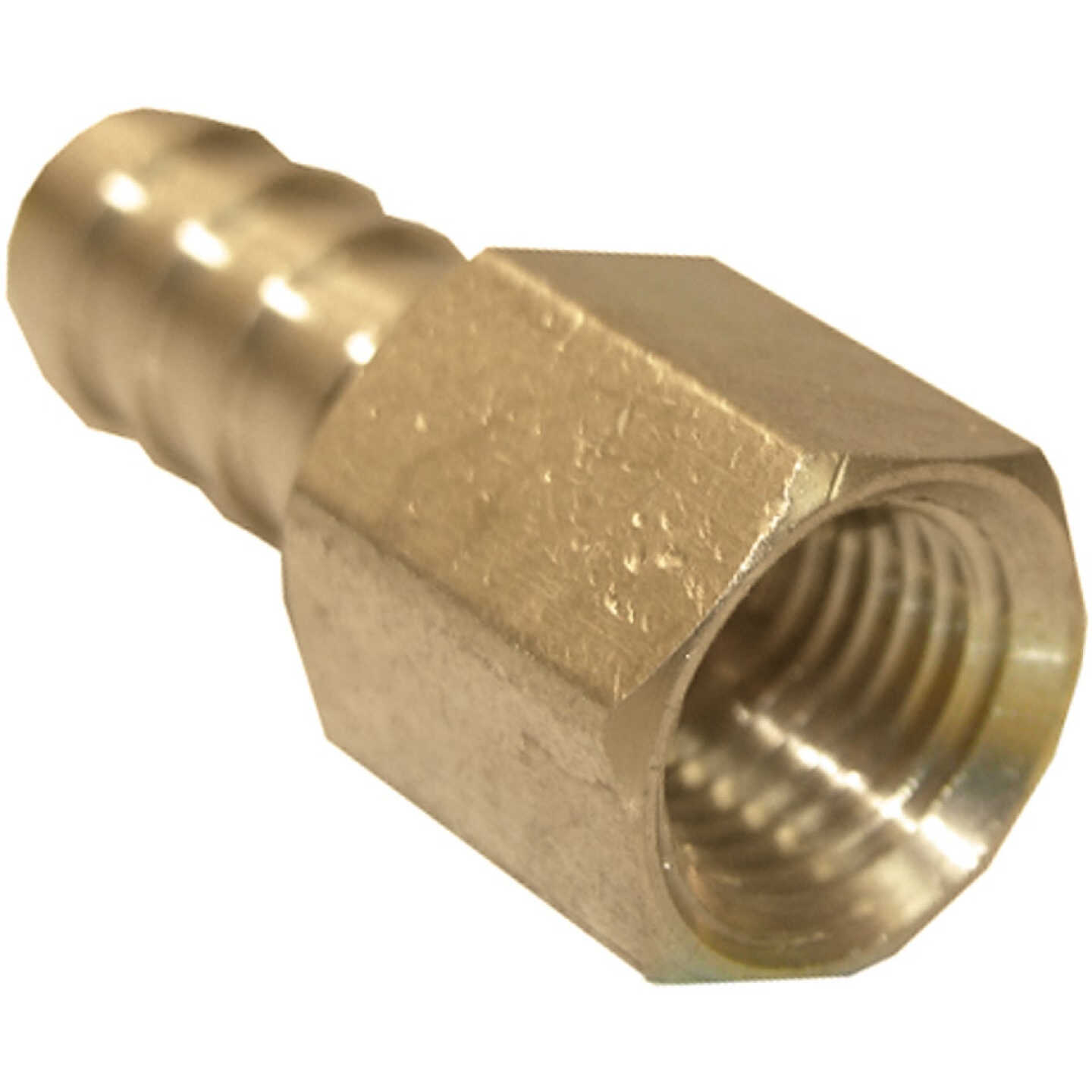 Lasco 1/4 In. FPT x 1/4 In. Brass Hose Barb Adapter Image 1