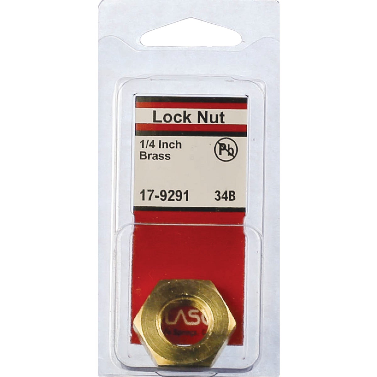 Lasco 1/4 In. FPT Brass Lock Nut Image 2